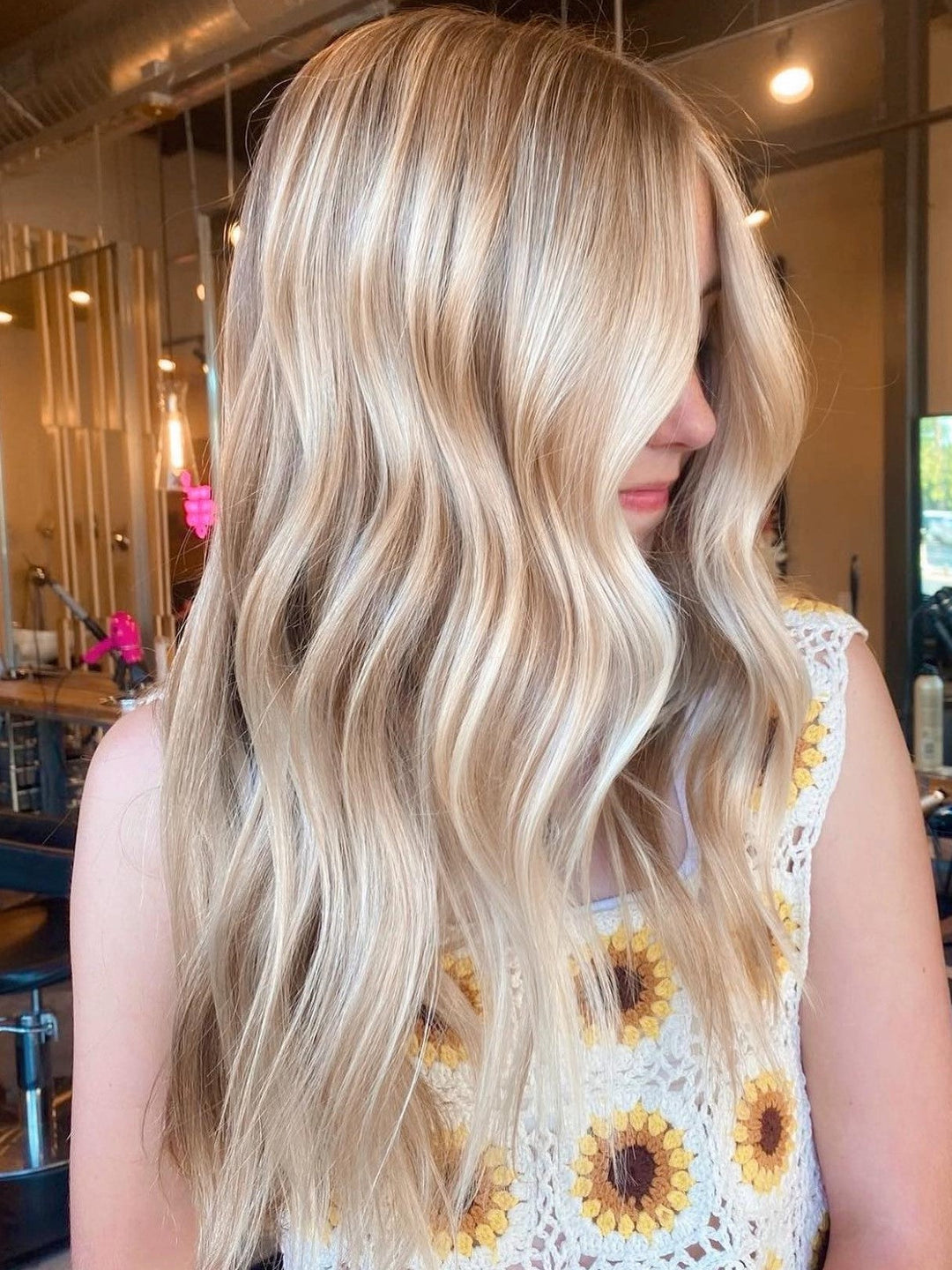 Lived-In Blonde Wigs 100% Real Human Hair for Caucasian | Free Shipping