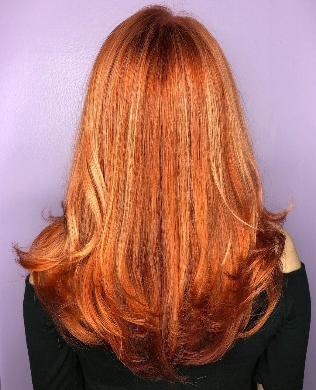 SHULY Bright Rose Gold Wigs 100% Real Human Hair for Caucasian Women