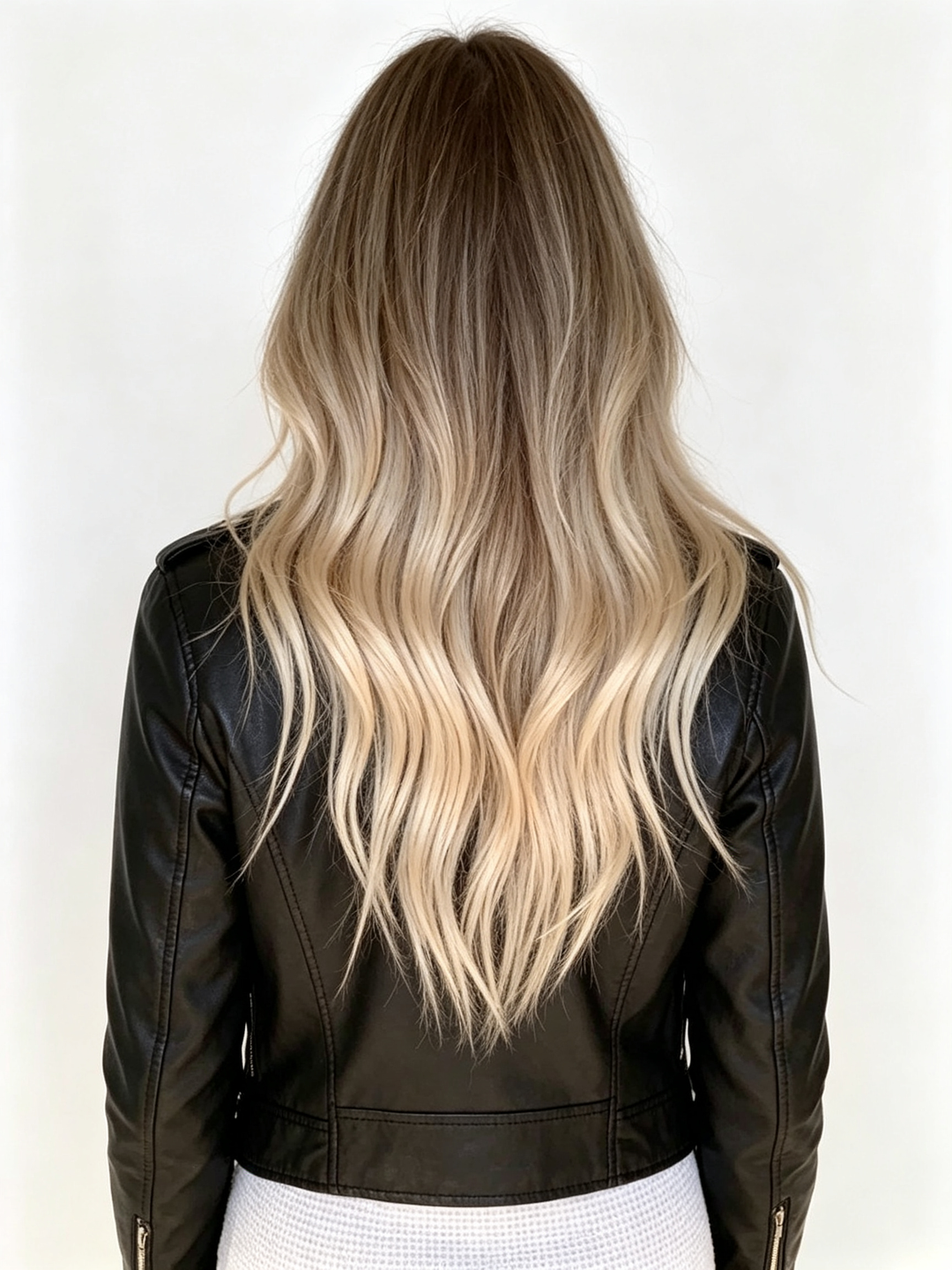 SHULY Long Ombre Blonde Human Lace Front Wigs for White Women 100% Human Hair