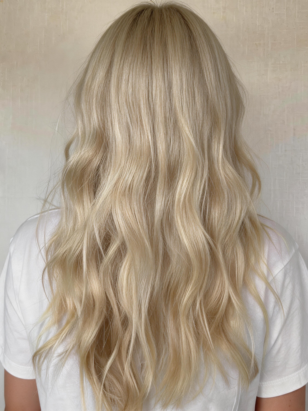 SHULY Pale Blonde Wigs 100% Real Human Hair for Caucasian