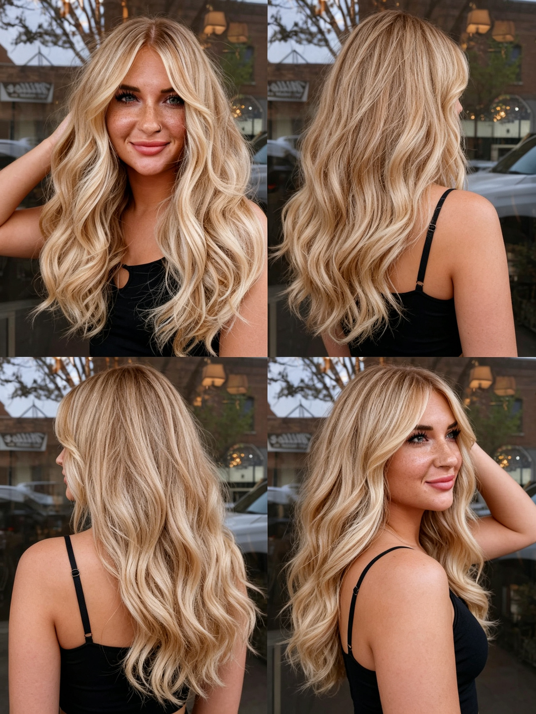 SHULY Strawberry Blonde Wigs 100% Real Human Hair for Caucasian