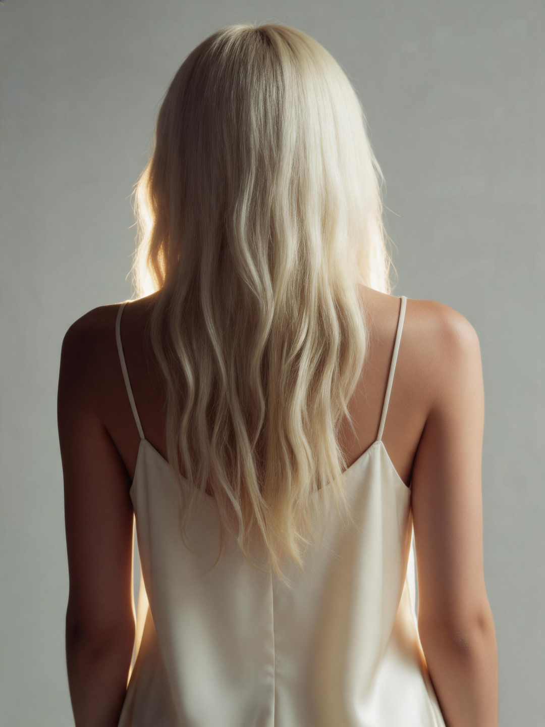 SHULY Long Blonde Wavy Human Wigs Lace Front Wigs With Bangs for White Women 100% Human Hair